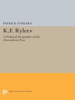 cover image of K.F. Ryleev